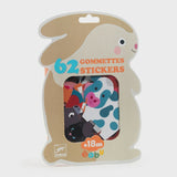 Djeco 62 Stickers Voor Peuters - Boerderijdieren
