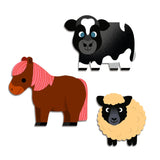 Djeco 62 Stickers Voor Peuters - Boerderijdieren