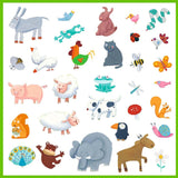Djeco 160 Stickers - Dieren