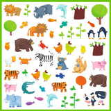 Djeco 160 Stickers - Dieren