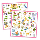 Djeco 160 Stickers Metallic - Fantasy