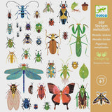 Djeco 160 Stickers Metallic - Insecten