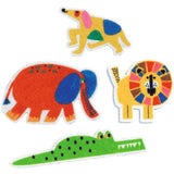 Djeco 60 Vilten Stickers - Dieren