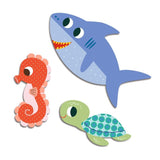 Djeco 62 Stickers Voor Peuters - Zeedieren