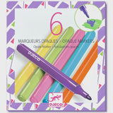 Djeco Ondoorzichtige Markeerstiften - Vrolijke Kleuren