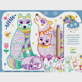 Djeco Magisch Kleuren 3-6 Jaar - Bosdieren