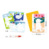 Djeco Magisch Kleuren Met Water - 4 Seizoenen