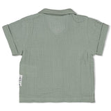 Feetje Blouse Mousseline Zeegroen - Summer Wovens
