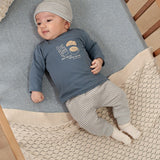 Feetje Longsleeve Donkerblauw - Breakfast Buddy