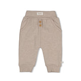 Feetje Broek Bruin Melange - The Cuddle Company
