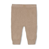Feetje Gebreide Broek Zand - The Knits