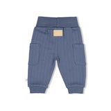 Feetje Broek Rib Donkerblauw - Breakfast Buddy