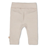 Feetje Broek Ribstof Streep - Honey Bear