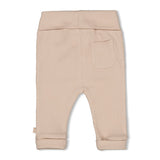 Feetje Broek Ribstof Zand - Honey Bear