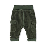 Feetje Broek Velours Ribstof Groen - Wiggle Waggle