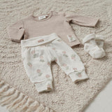 Feetje Longsleeve Ribstof Taupe - Elephant