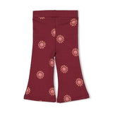 Feetje Flared Broek Print - Salsa Sunset