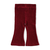 Feetje Flared Broek Velours Rib - Queen Of Hearts