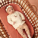Feetje Longsleeve Offwhite Eekhoorn - Forest Garden