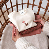 Feetje Longsleeve Offwhite Eekhoorn - Forest Garden