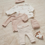 Feetje Broek Ribstof Streep - Honey Bear