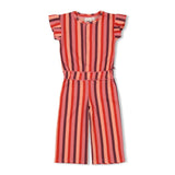 Feetje Jumpsuit Streep - Salsa Sunset