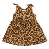 Feetje Jurk Mousseline Panterprint - Summer Wovens