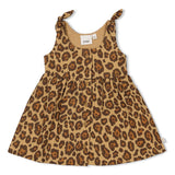 Feetje Jurk Mousseline Panterprint - Summer Wovens