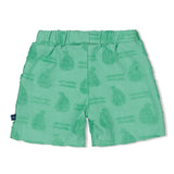 Feetje Short Badstof Groen - Seaside Happiness
