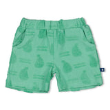 Feetje Short Badstof Groen - Seaside Happiness