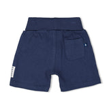 Feetje Short Ribstof Donkerblauw - Seaside Happiness