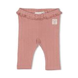 Feetje Legging Pointelle Rib Mauve - Starfish Wishes