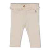 Feetje Legging Ribstof Offwhite - Let Your Dreams Blossom