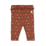 Feetje Legging Bruin Met Print - Forest Garden