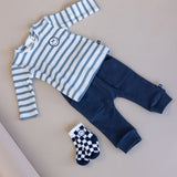 Feetje Longsleeve Rib Met Streep - Let's Go