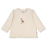 Feetje Longsleeve Offwhite Eekhoorn - Forest Garden