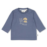 Feetje Longsleeve Donkerblauw - Breakfast Buddy