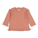 Feetje Longsleeve Pointelle Ruches - Fall In Love