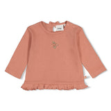 Feetje Longsleeve Pointelle Ruches - Fall In Love