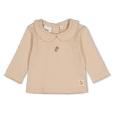 Feetje Longsleeve Ribstof Offwhite - Lucky Bloombird