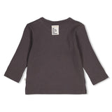 Feetje Longsleeve Ribstof Antraciet - Pasta Party
