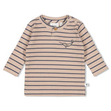 Feetje Longsleeve Rib Met Streep - Narwal