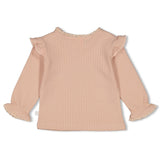 Feetje Longsleeve Rib - Sweet Poppy