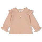Feetje Longsleeve Rib - Sweet Poppy