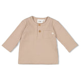 Feetje Longsleeve Rib Taupe - Narwal