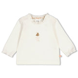 Feetje Longsleeve Offwhite Vogeltje - Fall In Love