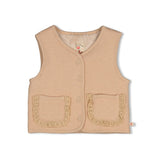 Feetje Omkeerbaar Fake Fur Gilet - Forest Garden