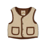 Feetje Omkeerbaar Teddy Gilet - Tiny Timber Tales