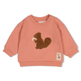 Feetje Sweater Oversized Eekhoorn - Forest Garden