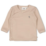 Feetje Overslagshirt Rib - Honey Bear